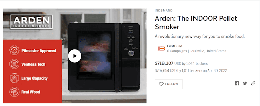 Arden: The INDOOR Pellet Smoker